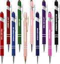 CRME Colored Motivational Pens Set Black Ink Ballpoint Pens Funny Office by Unknown