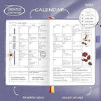Undated Luxurious Weekly & Monthly Planner to Increase Productivity Hit Your - Image 3