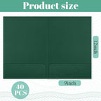 Harloon 40 Pcs Tax Return Folders 12 x 9 Inches 2 Pocket Folders Bulk Gold Foil - Image 2