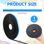 AmazingSpark Magnetic Tape Roll Thin Strips, 1/4 Inch x 33 Feet Magnetic Board - Image 2
