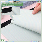Lincia 6 Pcs 11" x 9.5" Legal Pads College Ruled Notepad Landscape Notebook - Image 4