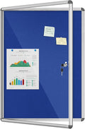 Mifuro 38"x28" Enclosed Bulletin Board, Lockable Weather-Resistant Aluminum by MifuroOfficeProduct