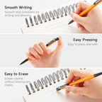 Shuttle Art Mechanical Pencils, 162 Pack Bulk Mechanical Pencils 0.7mm Medium - Image 4