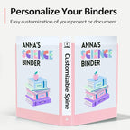 BinderX Extra Durable 3 Ring Binder, Round Ring 2 Inch Binders, Fits 450 Sheets - Image 5