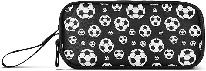 BOENLE Football Soccer Pencil Case Box Boys Girls Large Pencil Pouch Zipper - Image 8