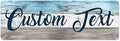 Custom Sign, Custom Street Sign, 11 Font Colors, 13 Font Styles, 4 Hole Options by MySignCenter