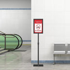 Relx Standing Sign Holder 11 x 17, Adjustable Pedestal Sign Stand, Double-sided - Image 9