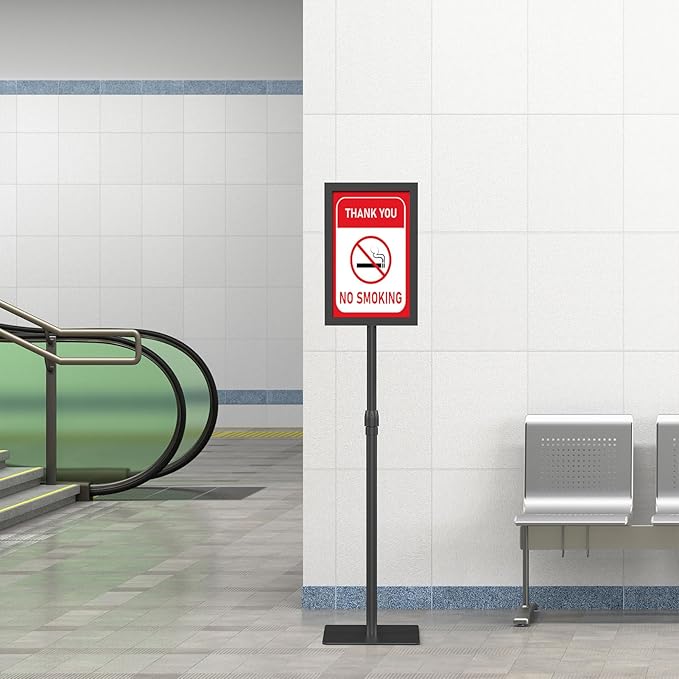 Relx Standing Sign Holder 11 x 17, Adjustable Pedestal Sign Stand, Double-sided - Image 9