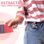 Aoryalps I AM Delightful Retractable Badge Reel Holder Retractable - Image 3