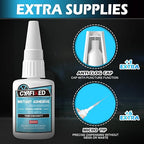 Thin Super Glue 1 oz, All Purpose Clear Liquid CA Glue Repair Wood Ceramic - Image 4