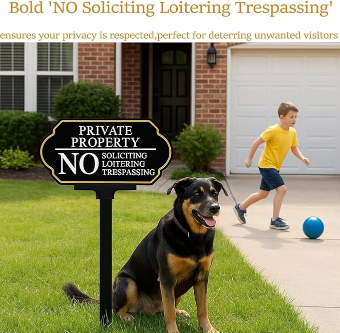 Private Property No Trespassing Sign - Image 2