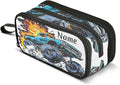 BOENLE Custom Truck Flame Pencil Case Box Boys Girls Personalized Name Large by BOENLE-WELCOMEYOURCOMING