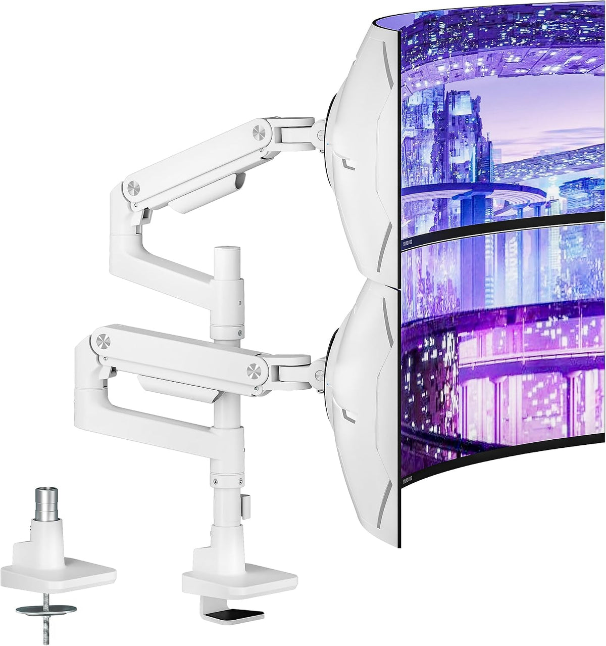 ARES WING Dual Monitor Arm Desk Mount