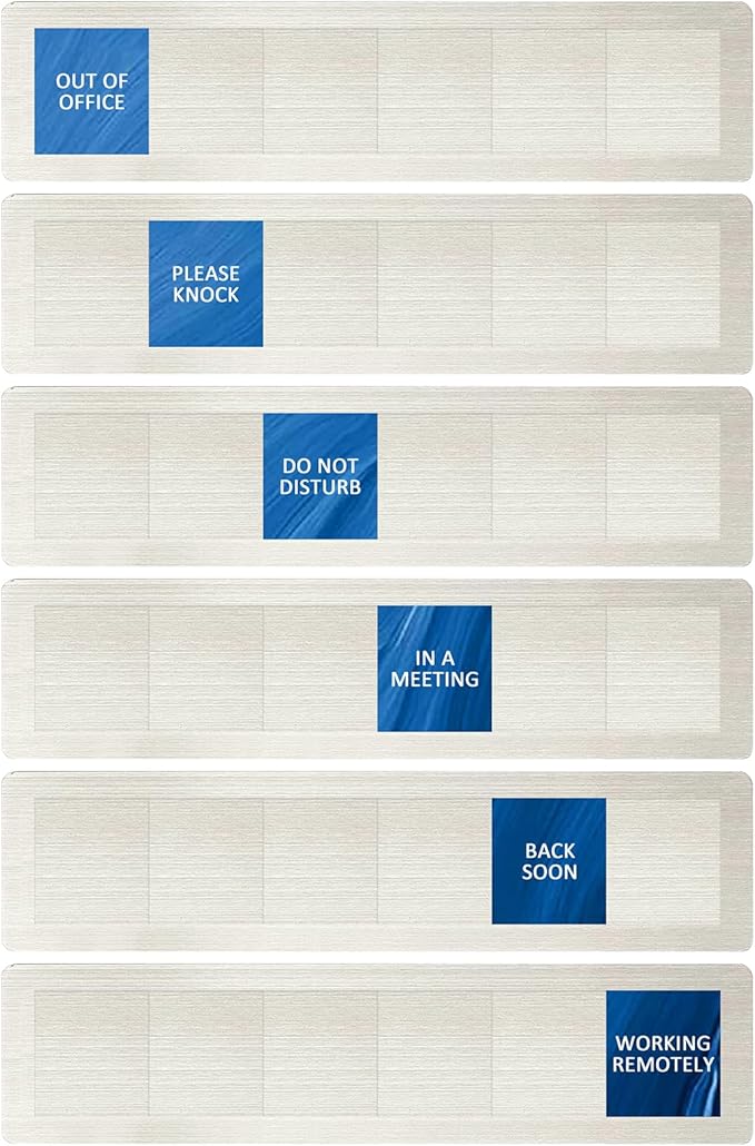 Privacy Door Sign, Do Not Disturb/Please Knock/Out of Office/in a Meeting/Back by LoYinLo