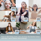 4 Pack Digital Kitchen Timer Magnetic Digital Timer - Image 7