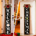 Double-sided Merry Christmas Wooden Sign Stand - Image 3