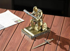 Amoysanli Medieval Armored Warrior Wearing Outerwear, Mobile Phone Stand Knight - Image 7