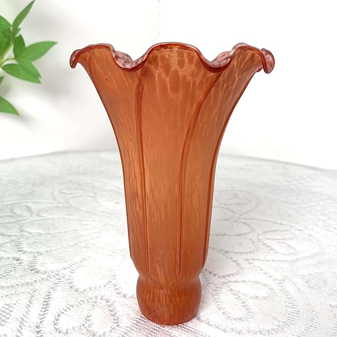 Bieye LS92 Lily Flower Blown Glass Lampshade - Image 6