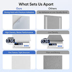 UNECHO 12 Pack 12" X 12" X 0.4" Acoustic Panels - Image 4