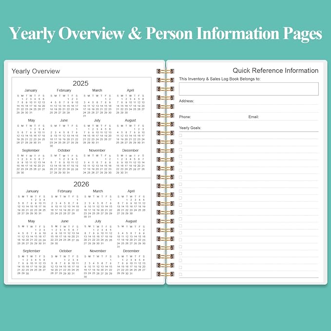 Inventory & Sales Log Book for Small Business – Inventory Ledger Book, - Image 4