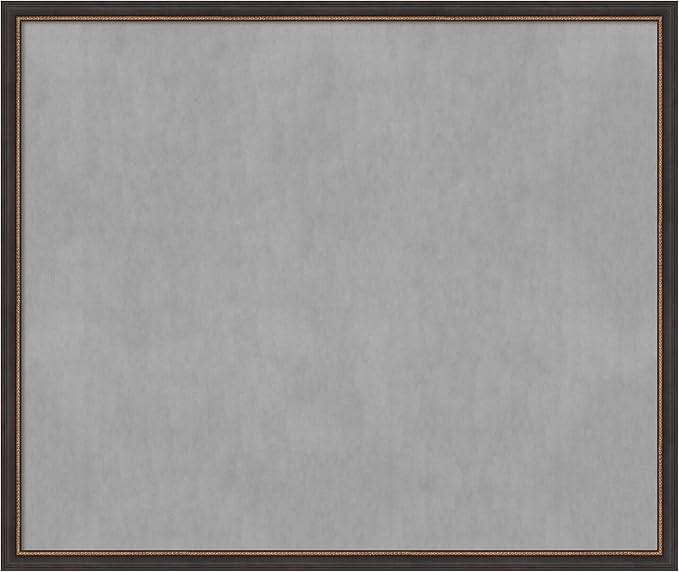 Amanti Art Black Framed Magnetic Board 43x51 Oversize Vision Board by AmantiArt