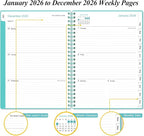 2026 Planner - A5 Weekly & Monthly Planner Spiral Bound, January 2026 - - Image 3