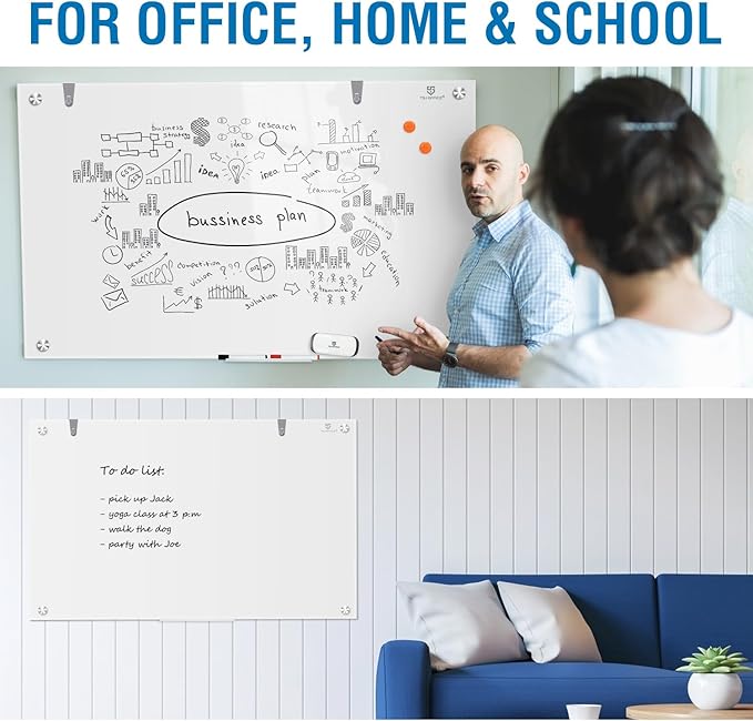 TSJ OFFICE Glass Dry-Erase Board - Image 7
