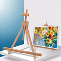 Miratuso Painting Easel, Folding Wooden Tabletop Easel Stand Holds Highest to by Miratuso