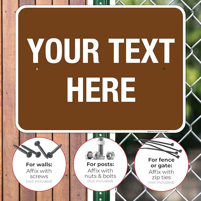 Custom Sign, Personalized Metal Signs, Customize - Image 4