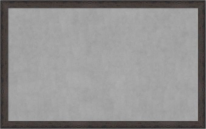 Amanti Art Black Framed Magnetic Board 27x43 Large Vision Board by AmantiArt