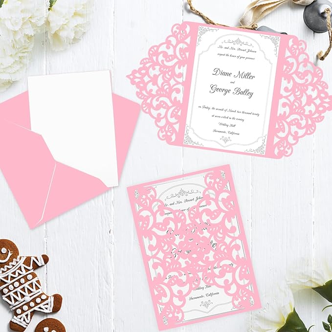 50 Sheets Pink Cardstock 8.5 x 11 Thick Paper, Goefun 80lb Card Stock Printer - Image 7