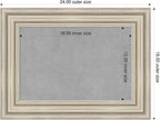 Amanti Art Silver Framed Magnetic Board 18x24 Small Vision Board - Image 2