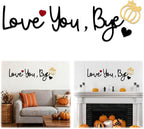 Love You Bye Wood Sign, Fall Decoration by BADAO