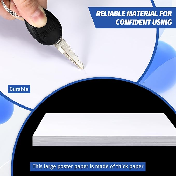 Gersoniel 100 Pcs Printer Paper 11 x 17 Inch Copy Paper 52 lb Glossy Paper - Image 4