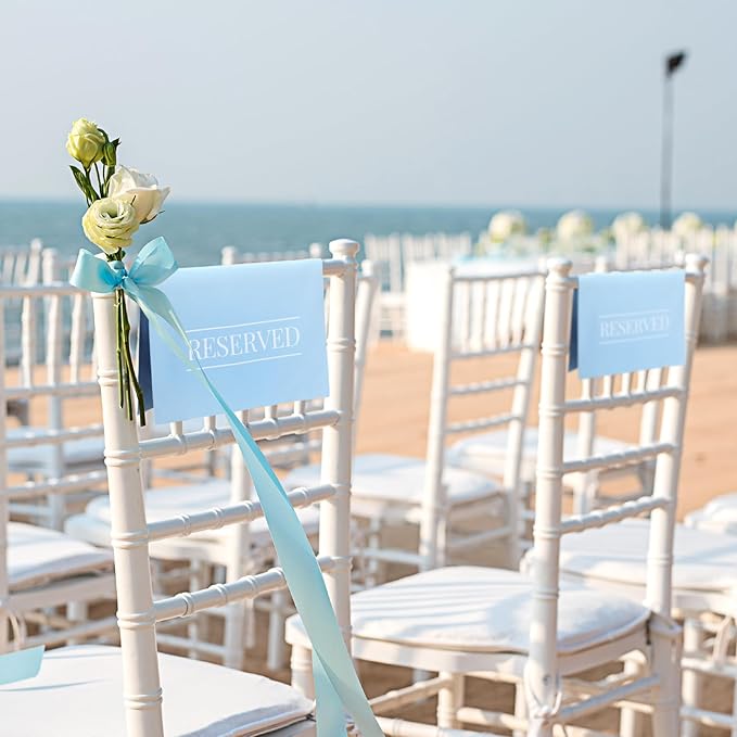 Buryeah 12 Pcs Reserved Seating Signs - Image 3