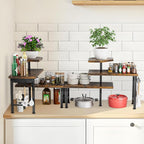 Uniqcovosa Kitchen Countertop Organizer, 3 Tier Moveable Corner Shelf Kitchen - Image 6