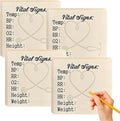 4 Pack Nurse Sticky Notes for Vital Signs – Daily Monitoring Notepad, Patient by Unknown