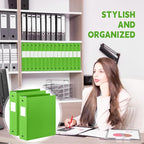 Henoyso 12 Pcs 3 Ring Binder 2 Inch Round Fits Letter Size 8.5'' x 11'' Paper - Image 4