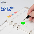Perco Fluorescent Green 1-Inch Round Circle Dot Sticker Labels - Image 5