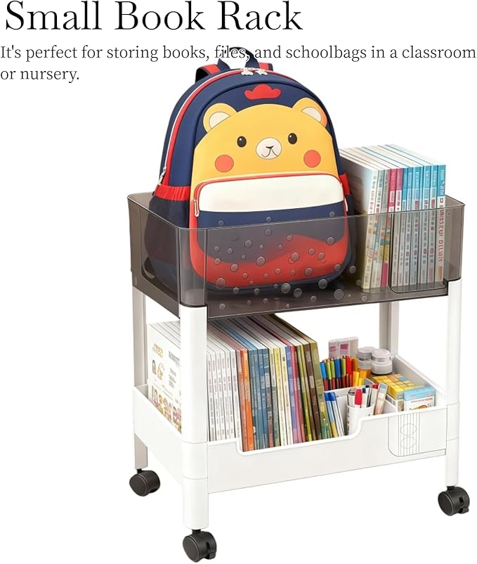 LiWNYRK 2 Tier Rolling Cart - Image 9