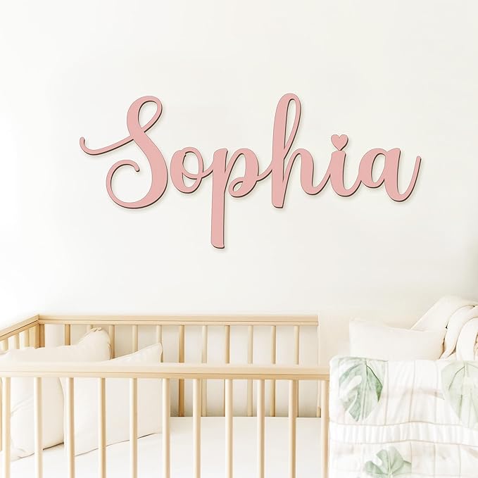 Personalized Wooden Name Sign for Nursery - Image 6