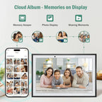 Digital Calendar Wall Touch Screen-Smart Electronic Photo Frame 10.1" | Interactive family planner, kids chore chart, Google auto-sync to-do lists, weekly meal prep, fridge schedules, daily habits