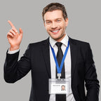Zonon 150 Pcs Horizontal Clear ID Badge Holders Plastic Card Name Tag Holders - Image 7