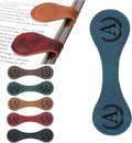 Personalized Magnetic Leather Bookmark, 26 Letters Custom Bookmarks, Leather by Artlaza