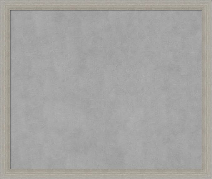 Amanti Art Grey Framed Magnetic Board 22x26 Medium Vision Board by AmantiArt