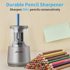 JARLINK Electric Pencil Sharpener, Heavy-Duty Helical Blade to Fast Sharpen - Image 6