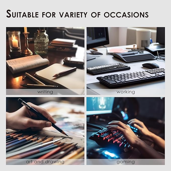 Large Desk Mat - 47.2"x 17" Non-Slip PU Desk Pad - Image 7