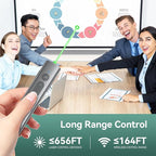 Wireless Presentation Clicker PowerPoint Remote: USB C A Presenter PPT Power - Image 2