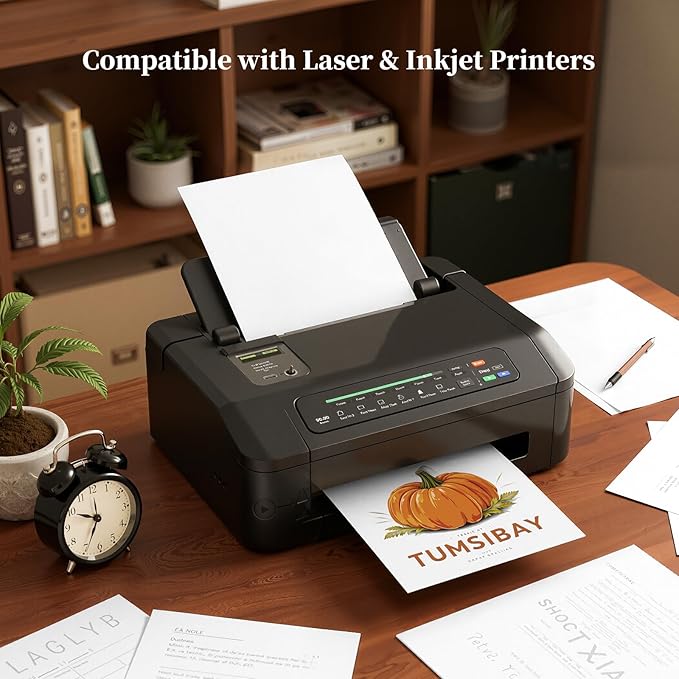 200 Sheets of Cardstock 8.5 x 11, Heavyweight Cover Cardstock Printer Paper 8.5 - Image 3