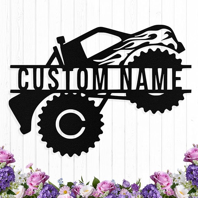 Custom Dirt Bike Metal Signs Personalized Motorcycle Name Sign Custom Garage by HengMeiZiK